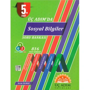 Üç Adım Yayınları 5. Sınıf Üç Adımda Sosyal Bilgiler Soru Bankası