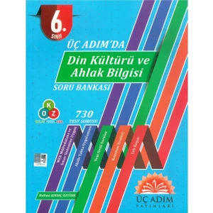 Üç Adım Yayınları 6. Sınıf Üç Adımda Din Kültürü Soru Bankası