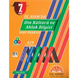 Üç Adım Yayınları 7. Sınıf Üç Adımda Din Kültürü Soru Bankası
