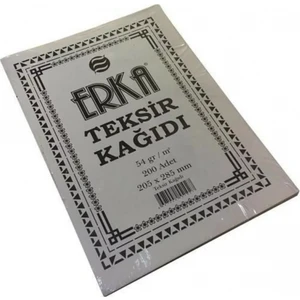 Teksir Kağıdı 54 gr 27 x 19 cm Yüksek Kalite 200 Adet Matematik Çalışmaları İçin
