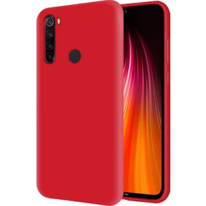 Kzy Xiaomi Redmi Note 8 İçi Kadife Soft Silikon Kılıf - Kırmızı