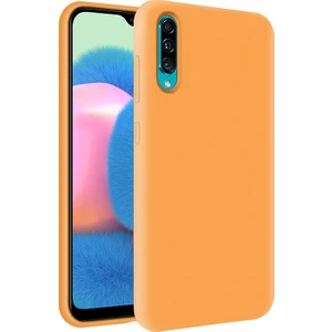 Kzy Samsung Galaxy A30S İçi Kadife Soft Silikon Kılıf - Turuncu
