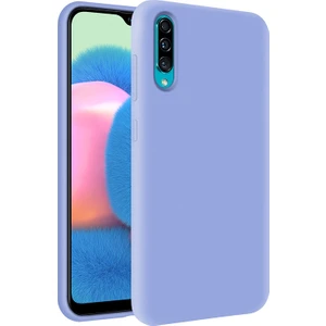 Kzy Samsung Galaxy A30S İçi Kadife Soft Silikon Kılıf - Açık Mavi