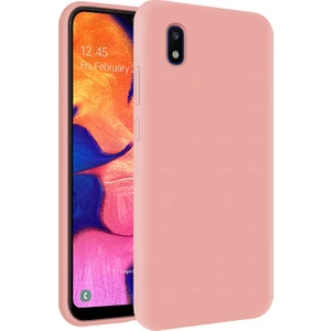 Kzy Samsung Galaxy A10 İçi Kadife Soft Silikon Kılıf - Pembe