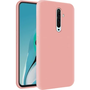 Kzy Oppo Reno2 Z İçi Kadife Soft Silikon Kılıf - Pembe