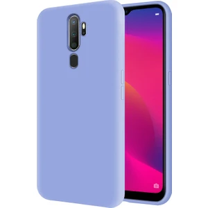 Kzy Oppo A5 2020 İçi Kadife Soft Silikon Kılıf - Açık Mavi