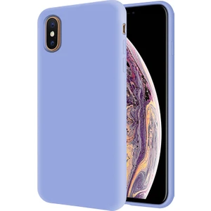 Kzy Apple iPhone Xs Max İçi Kadife Soft Silikon Kılıf - Açık Mavi