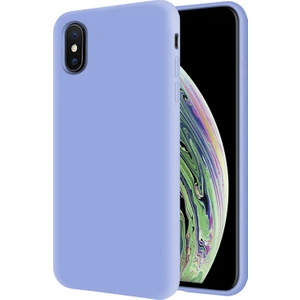 Kzy Apple iPhone Xs İçi Kadife Soft Silikon Kılıf - Açık Mavi