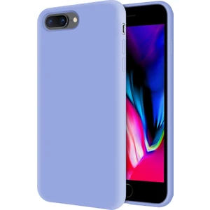 Kzy Apple iPhone 8 Plus İçi Kadife Soft Silikon Kılıf - Açık Mavi