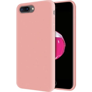 Kzy Apple iPhone 7 Plus İçi Kadife Soft Silikon Kılıf - Pembe