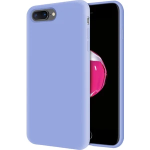 Kzy Apple iPhone 7 Plus İçi Kadife Soft Silikon Kılıf - Açık Mavi