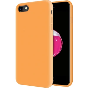 Kzy Apple iPhone 7 İçi Kadife Soft Silikon Kılıf - Turuncu