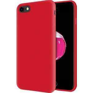 Kzy Apple iPhone 7 İçi Kadife Soft Silikon Kılıf - Kırmızı