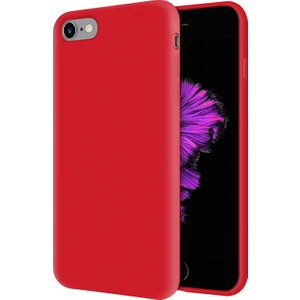 Kzy Apple iPhone 6s Plus İçi Kadife Soft Silikon Kılıf - Kırmızı
