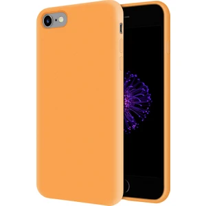 Kzy Apple iPhone 6 Plus İçi Kadife Soft Silikon Kılıf - Turuncu