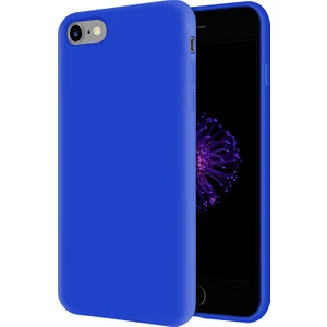 Kzy Apple iPhone 6 Plus İçi Kadife Soft Silikon Kılıf - Mavi