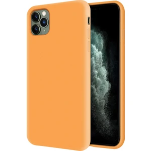 Kzy Apple iPhone 11 Pro Max İçi Kadife Soft Silikon Kılıf - Turuncu