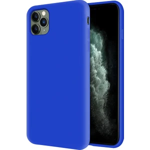 Kzy Apple iPhone 11 Pro Max İçi Kadife Soft Silikon Kılıf - Mavi