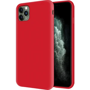 Kzy Apple iPhone 11 Pro Max İçi Kadife Soft Silikon Kılıf - Kırmızı