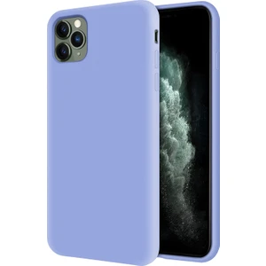 Kzy Apple iPhone 11 Pro Max İçi Kadife Soft Silikon Kılıf - Açık Mavi