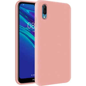 Kzy Huawei Y6 2019 İçi Kadife Soft Silikon Kılıf - Pembe