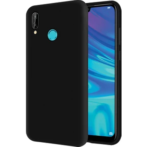 Kzy Huawei P Smart 2019 İçi Kadife Soft Silikon Kılıf - Siyah