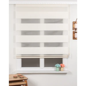 Krem Pliseli Etek Dilimsiz Perde 100 x 200