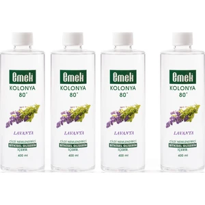 Gliserinli Kolonya Lavanta 4 Adet 400 ml