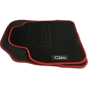 Eng Aksesuar Clio 4 Siyah  Spor Paspas Mugen Halı Paspas Birebir Kesim