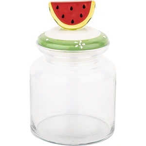 Karpuz Seramik Kapaklı Kavanoz 1085 ml