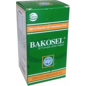 Bakosel 50 Yumuşak Jelatin Kapsül Vitamin Mineral