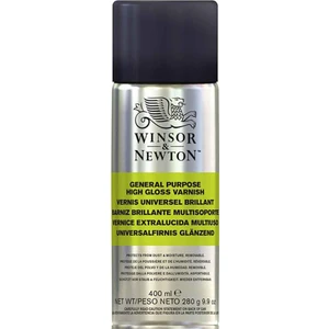 Winsor & Newton Çok Amaçlı Ekstra Parlak Vernik Sprey 400 ml
