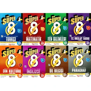 Nitelik Yayınları 8 Süper Set 8'li
