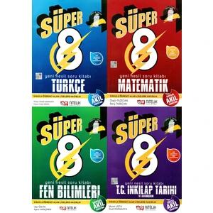 Nitelik Yayınları 8 Süper Set 4'lü