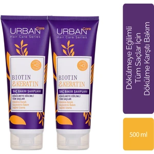 Urban Care Biotin & Keratin Saç Bakım Şampuanı 2'li Set