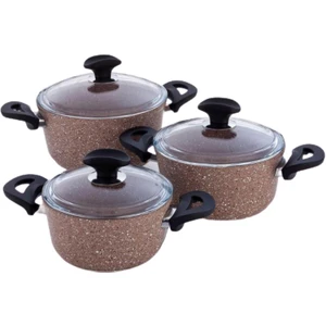 Milk Brown Granitec 6 Parça Güveç Set