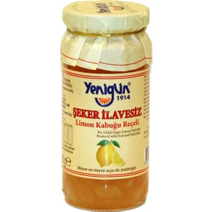 Şeker Ilavesiz Limon Kabuğu Reçeli 290 gr