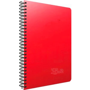 Bx Notes Spiralli Separatörlü Pp Kapak A4 180 Yaprak Defter 5+2 Kareli - Çizgili