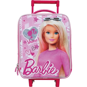 Barbie Shine Pink Çekçekli Anaokulu Çantası 5043