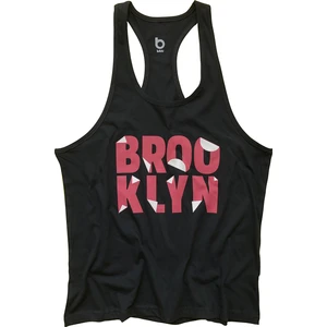 Fitness Brooklyn Tank Top Sporcu Atleti Siyah Renkli Tasarım Kadınlar İçin