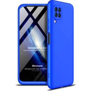 Huawei P40 Lite Kılıf Double Dip 360 Protective Mavi