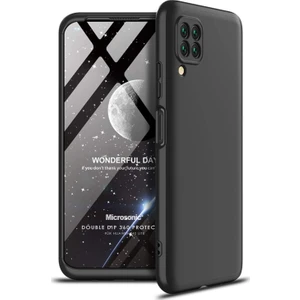 Huawei P40 Lite Kılıf Double Dip 360 Protective Siyah