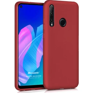 Matte Silikon Huawei P40 Lite E Kılıf Kırmızı