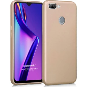 Matte Silikon Oppo A5S Kılıf Gold