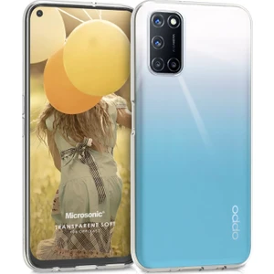 Oppo A52 Kılıf Transparent Soft Şeffaf