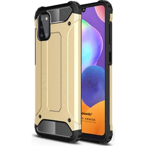 Samsung Galaxy A31 Kılıf Rugged Armor Gold