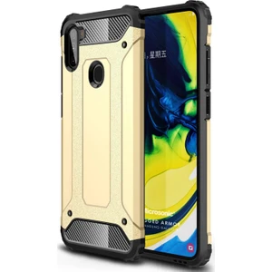 Samsung Galaxy M11 Kılıf Rugged Armor Gold