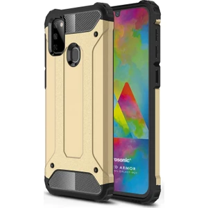 Samsung Galaxy M21 Kılıf Rugged Armor Gold