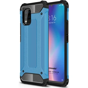 Xiaomi Mi 10 Lite Kılıf Rugged Armor Mavi