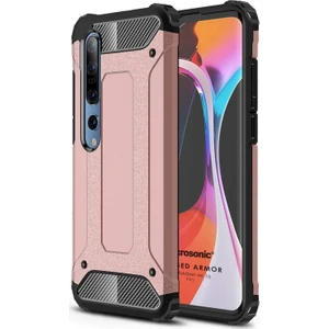 Xiaomi Mi 10 Pro Kılıf Rugged Armor Rose Gold